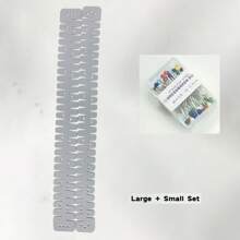 1 Grande e 1 Piccolo + 50pz Fermagli in silicone per orlo, eccellenti strumenti per cucire, ottimi anche come regalo per mamme e sarti, piccoli utensili molto interessanti e utili
