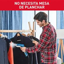 TVaporizador Plancha vertical con capacidad de 70 ml, cepillo de rápido y versátil para viajes y de uso diario.Azul y blanco, DT6130Q1 - ROJO - Ver 5