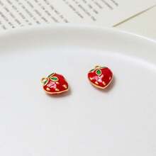 5/10 件迷你水果吊饰（葡萄、桃子、石榴、香蕉、樱桃）DIY 珠宝制作配件 - 彩色 - 查看 28