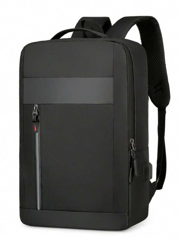 New Men's Waterproof Backpack USB Charging Back Bag 15.6 Inch Laptop Backpack Unisex