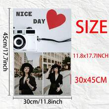 Wall Painting Customizable With Any Photo – 1PC Vintage Decorative Art – Personalized Display – Perfect Home Gift