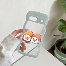 Cute Big Wave Sushi Smartphone Case - Purple - View 3