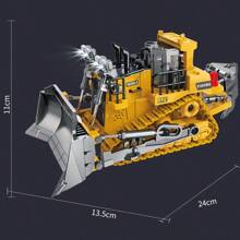 Children, Remote-Controlled Excavator, Alloy Remote-Controlled Car, Excavator, Boy, Construction Vehicle, Rechargeable, Model Toy, Car Gift
