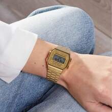 Reloj Digital Vintaje Oro - Dorado - Ver 5