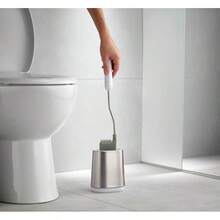 Joseph Joseph Flex 360 Advanced Toilet Brush With Matte Finish - Stainless Steel - 查看 4