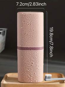 Hộp đựng bàn chải đánh răng có nắp đậy, hộp đựng bàn chải đánh răng trong suốt, hộp đựng kem đánh răng di động, cốc rửa tay du lịch, vật dụng cần thiết khi đi cắm trại, công tác, đi học, du lịch, ở nhà. - Nhiều màu - Xem 8