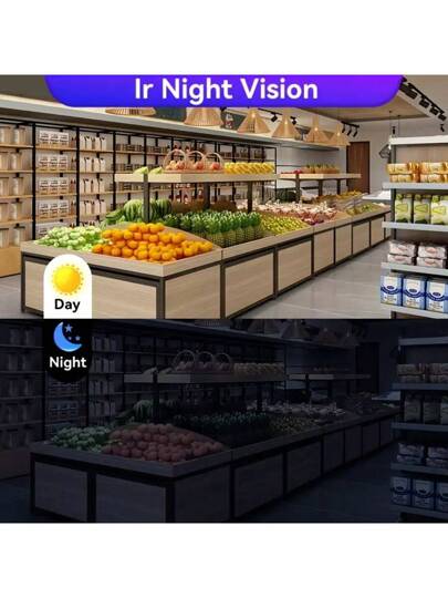 1pc Mini Full HD Wireless 1080P Surveillance Camera, Supporting WIFI Link, Night Vision, Two Way Voice Call, Motion Detection Functions, Convenient Installation, Remote Viewing Through APP, Taking Care Of Children, The Elderly Pets, Very Family. view 6