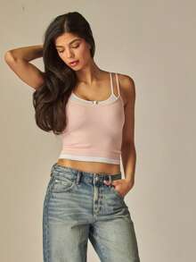 Women Tank Tops & Camis - Pink - View 2
