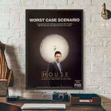 1pc Vintage Classic House MD TV Wall Art Poster Living Room Bar Cafe Bedroom Office Home Decorative Canvas Painting Optional Frame - Multicolor - View 39