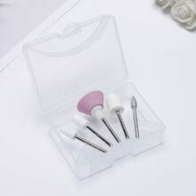 Juego de 11 piezas de brocas de taladro para uñas profesionales con caja - 6 correas de lijado para taladrar uñas - broca eléctrica para limar uñas de manicura para acrílico, gel, uñas y cutículas - herramienta esencial para el cuidado de uñas