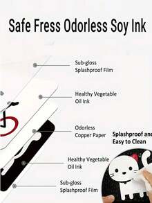 1PC High Contrast Baby Flashcards Black White Card, Newborn Brain Development Toy, Visual Stimulation Learning Activity Cards, 20 Pcs 40 Pages Educational Infants Gift (Black & White & Color), Stationery Supplies - Color - View 7