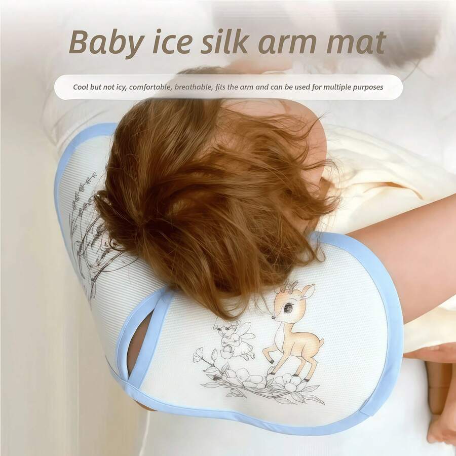 Baby Holding Arm Pad Baby Ice Silk Cooling Mat Summer Feeding Arm Pad Breathable And Moisture Wicking Arm Pillow - Multicolor - View 1