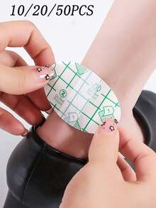 30 件/套凝胶足跟保护垫，粘性水泡垫和鞋垫，足部护理缓冲垫，缓解疼痛，用于足跟磨损、水泡和鞋垫保护，非常适合运动和徒步旅行