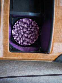 1 件彩色铆钉汽车杯架垫，防滑内饰装饰配件