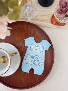 20 件可爱衣服形状彩色餐巾（粉色和蓝色），生日派对装饰餐巾，适用于餐厅和甜品店、派对用品、圣诞节