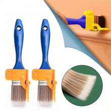 1 Pc Blue Brush Made Of Artistic Wool, Latex Color Edge Color Separator, No Electricity Required, For Cleaning Living Room, Outdoor Area, Bathroom, Toilet, Kitchen