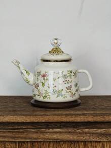 1er Série d'ustensiles de cuisine en émail aromatique de luxe et légers, boîte de rangement en émail, marmite en émail, bouilloire en émail, bassin en émail, un stockage raffiné pour les ingrédients délicats, un élément essentiel et élégant pour des créations culinaires charmantes, un choix élégant pour une préparation de boisson raffinée