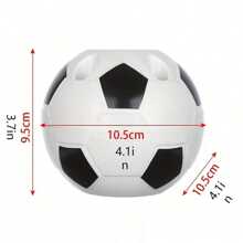 1pc Soccer Shaped Pen Pencil Holder Toothbrush Stand Desktop Organizer Student Git Home Office Decor Storage Tool Supplies Stationery Accessories