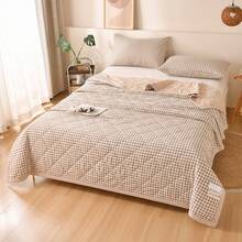 1 PIEZA Manta delgada, edredón ligero para personas que tienen calor durante el sueño y sudores nocturnos, edredón reversible, transpirable, lavable a máquina - Granate - Ver 2