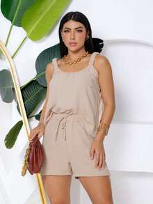Women's Shorts And Tank Top Set - Income - View 2