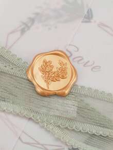 20/30/50/100 Pcs Wax Seal Stickers, Wedding Invitation Envelope Seal Stickers, Self Adhesive Envelope Seals, Perfect For Wedding, Invitation, Envelopes, Gift Wrapping,