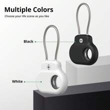 1pc For Sam Sung Galaxy SmartTag 2 Protective Case With Keychain Anti-Lost For Sam Sung Galaxy SmartTag 2 Protective Case Key Wallet