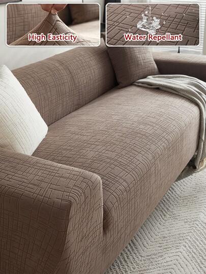 Capa de sofá jacquard 1 peça, espessada, elástica, antissujeira, capa de sofá, capa de almofada para casa, decoração de casa