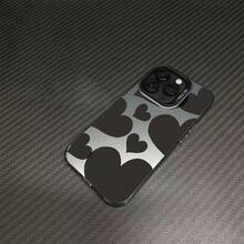 ¡Consigue una nueva funda para tu teléfono! Funda para Teléfono - Una Funda Chic y Premium con Diseño de Corazón, Compatible con los Modelos de  16, 15, 14, 13, 12, 11, XR y XS Max. Resiste la suciedad, es de moda y sirve como una excelente opción de regalo. ¡Consigue una nueva funda para tu teléfono! - 1 pieza - Ver 7