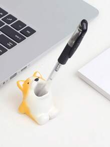 1 pieza Soporte creativo para cepillo de dientes de dibujos animados de animales, estante de almacenamiento adorable, decoración del hogar y baño de múltiples colores para el verano
