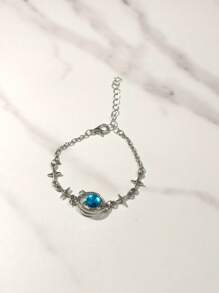 Ein leicht luxuriöser Mondplanet-Stil Stern Mond Armband, geeignet für Dates, Partys, den täglichen Gebrauch von Frauen und als Geschenk für Feiertage als erste Wahl
