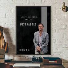 1pc Vintage Classic House MD TV Wall Art Poster Living Room Bar Cafe Bedroom Office Home Decorative Canvas Painting Optional Frame - Multicolor - View 52