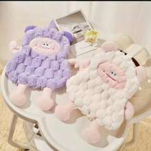 1/2 Stück Badezimmer Handtücher zum Aufhängen, super dick, süßes Cartoon Quadrat Design, saugfähige Haushalts-Handtücher, verdickte schnell trocknende Handtücher, Badezimmer Hand- und Gesichtshandtücher, niedliches quadratisches super saugfähiges und schnell trocknendes Design