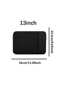 大容量简约轻便笔记本电脑包，可容纳 11 英寸/ 13 英寸/ 14 英寸/ 15 英寸平板电脑、笔记本电脑、手机、鼠标，可用作笔记本内袋，适合返校学校用品包，适合学校工作笔记本电脑包，适合女士 Mac Book 保护套 - 彩色 - 查看 12