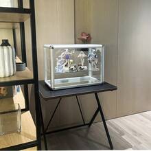 Tempered Glass Counter Top Display Showcase With Sliding Glass Door And Lock,Standard Aluminum Framing With Sliding Glass Door And Lock-Display Cabinet-2036 - Multicolor - View 3