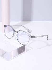 4pcs Set Oval High-End Ins Style Non-Bohemian PC (Polycarbonate) Fashionable Glasses