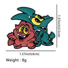 Disney 1 pièce Broche Disney Stitch, épinglette émaillée distinctive - Insigne mignon pour sacs à dos et vêtements, accessoire de broche pour vêtements, attache de sac