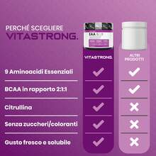 Vitastrong EAA PRO Essential Amino Acids – 9 EAAs With BCAAs, Glutamine, Citrulline, Tyrosine, Lysine, Tryptophan And Methionine, 300g Powder With Red Fruits - 其他 - 查看 10
