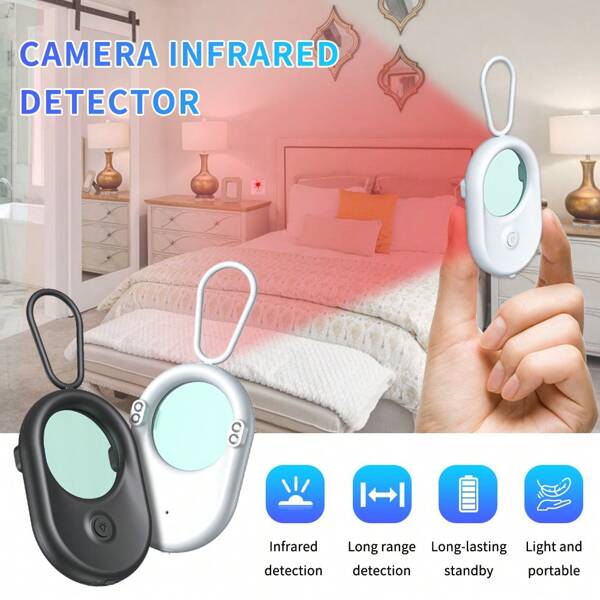Detektor T02, ein intelligentes Infrarot-Scan-Erkennungsgerät für Hoteldiebstahlschutz-Fotografie und Audioaufzeichnung, ist ein Muss für Reisen und Überwachungs- und Abhörschutz