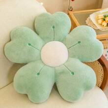 1pc, Soft Flower Plush Chair Cushion & Throw Pillow - Cozy Polyester, Machine Washable, Perfect For Bedroom Sofa Chairs Gifts Birthday Graduation