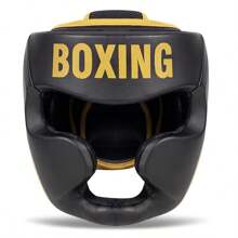 GINGPAI Casque de protection professionnel de boxe pour adultes et adolescents, pour l'entraînement de Muay Thai et de Taekwondo, pour hommes et femmes
