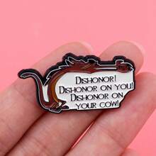 Disney 1 pièce Broche émail Mulan & Mushu Disney - Adorable badge pour sacs et vêtements, école