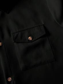 2pcs/Set, New Spring/Summer Men's Dashiki Set, Solid Color Short Sleeve Shirt With Pocket And Classic Collar, Elastic Waist Pants, African Clothing, Men's Casual Short Sleeve & Trousers 2-Piece Set, Streetwear, Gathering, Date, Wedding, Daily Wear, Cultural Events, Traditional Ceremonies