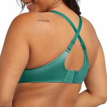 Maidenform Women's Everyday Full Coverage Cushioned Underwire Bra - 深綠棕櫚 - 查看 4