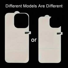 kamyuurs 5 pezzi di pellicola protettiva in idrogel per copertura completa posteriore per 16 15 14 13 12 11 Pro 11 12 13 14 15 16 Pro Max 14 15 16Plus X/XS XS MAX XR 12 13 Mini, pellicola morbida per retro, chiara HD/anti-graffio (Attenzione: il prodotto all'interno della confezione è trasparente. La confezione interna è bianca, non rosa. Si prega di verificare prima dell'acquisto)