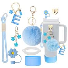 Stanley-Cup-Dekorationszubehör, 8–9 mm Strohhalmverschluss, Silikonstiefel 30 40 oz, kompatibel mit Stanley Cup, Weihnachtsgeschenk für Mädchen, DIY-Geschenk, kreative Dekoration, Thanksgiving-Dekoration, Geschenk-Dekoration für Freunde, Weihnachtsparty-Dekoration, Stanley-Zubehör, Weihnachtsbecher, Schulanfangsbedarf