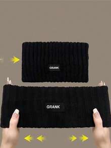 1 件针织头带，保暖护耳头带，针织头巾，适合春冬季节