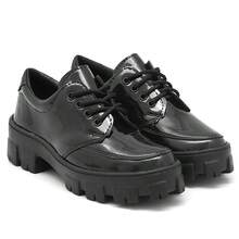 Women's Lightweight Tractor Oxford Shoe - Black - View 2