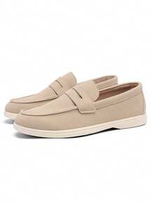 Men's Loafers, New Summer Non-Slip Wear-Resistant Flat Comfortable Slip-On Shoes, Outdoor Casual Driving Shoes, Large Size Breathable Moccasins, Fashion Luxury Anti-Odor Canvas Sneakers, Colorblock Espadrille Shoes For All Seasons