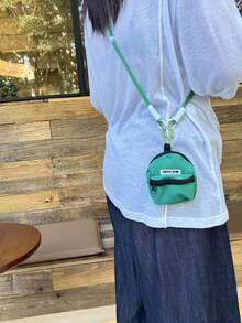 1pc Portable Mini Headphone Case Multifunctional Compact & Minimalist Design Zipper Mini Pouch In Macaron Colors Suitable As Handbag Accessory For Women Wallet Mini Wallet Purse Wallet Coin Wallet - Multicolor - View 16