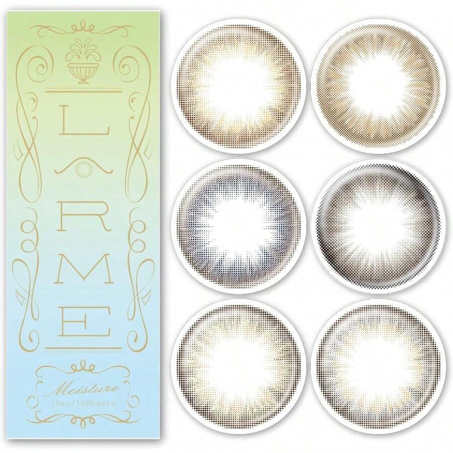 カラコン LARME MOISTURE UV ラルムモイスチャーUV 1箱10枚 度数 2.25 カラー クラシックネイビー - クラシックネイビー - チェックする 1